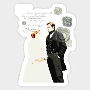 North and South_quote. Sticker